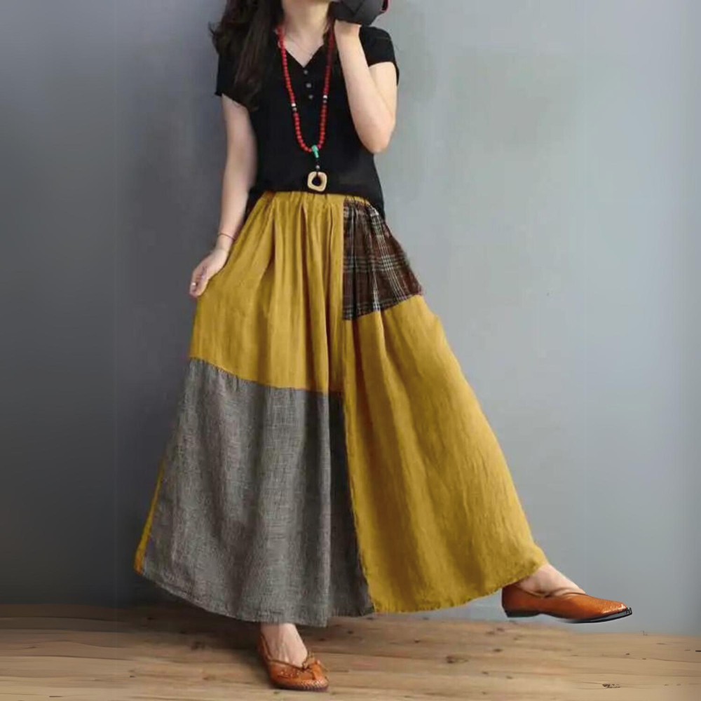 Donna - Jupe élégante en patchwork