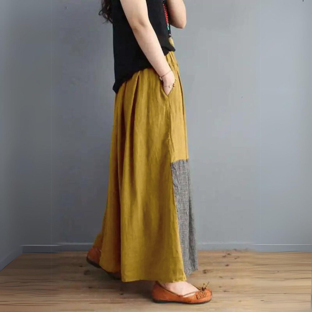 Donna - Jupe élégante en patchwork