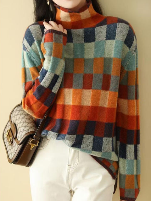Gertrde | Pull à col roulé pour dames | Manches longues