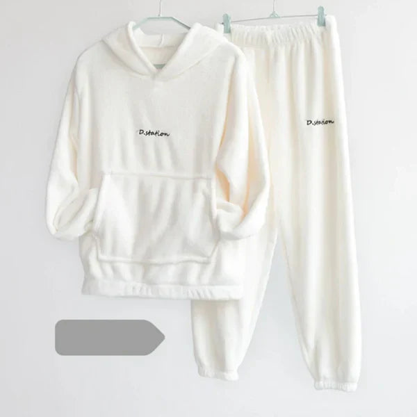 Monique - Ensemble en polaire douillet pour femme chaud, doux et confortable