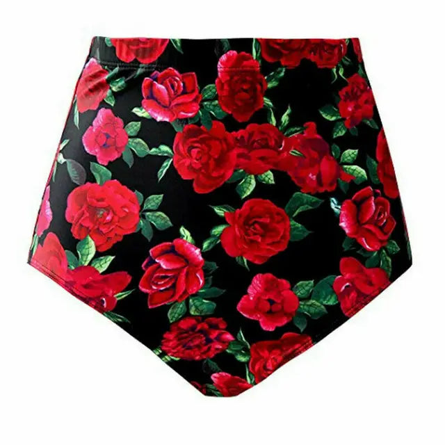 Noelia® - Maillot de bain taille haute à fleurs pour femmes - été