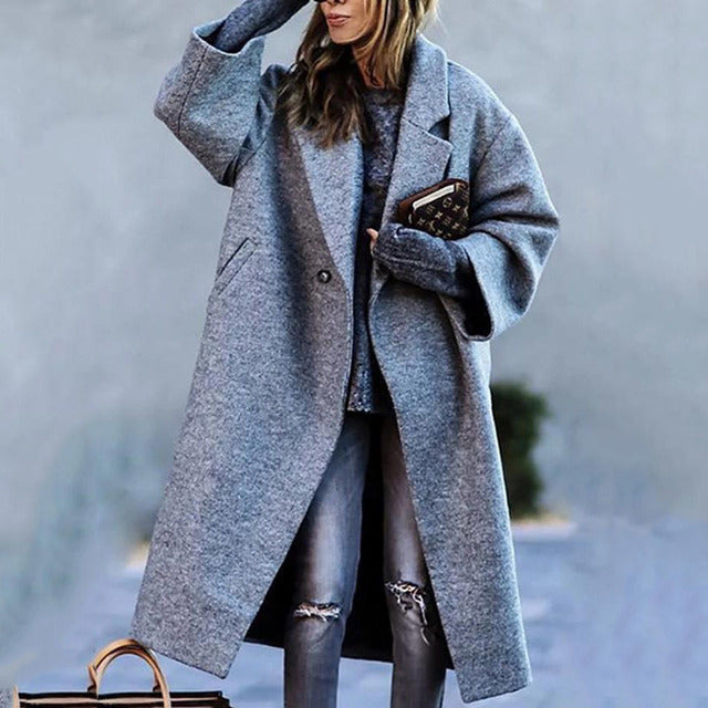 Élégante veste en laine chaude