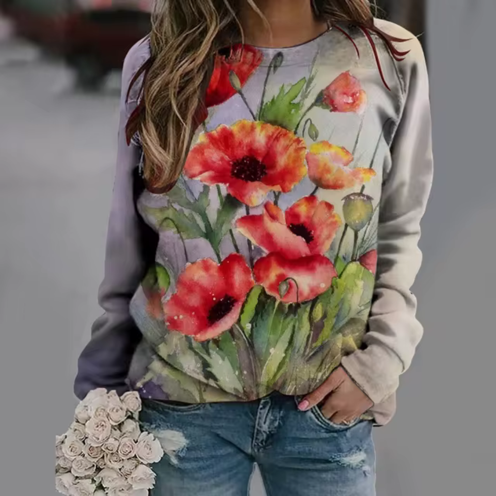 Niamh - Elegant Loose Sweatshirt