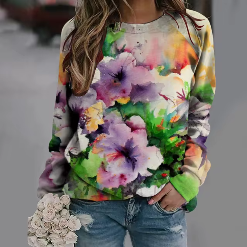 Niamh - Elegant Loose Sweatshirt