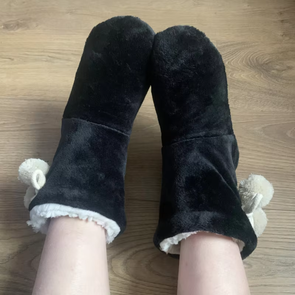 Nuria - Pantoufle chaude pour l'hiver