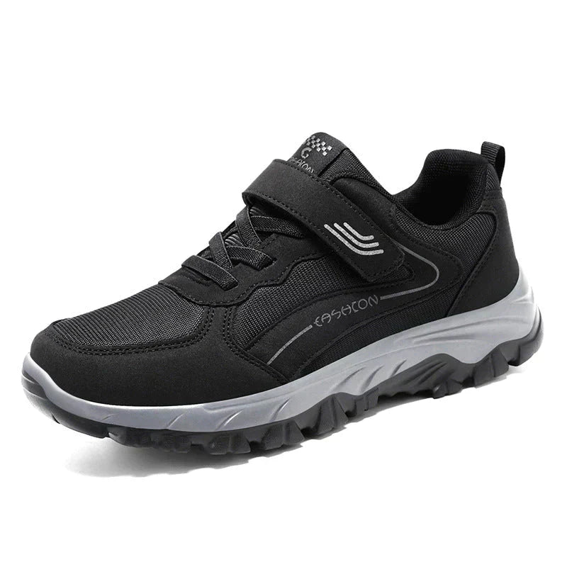 Chaussures de course athlétiques et respirantes en maille noire pour femmes