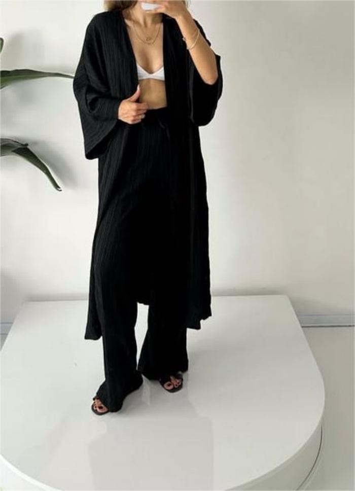 Ramona - Ensemble décontracté gilet et pantalon
