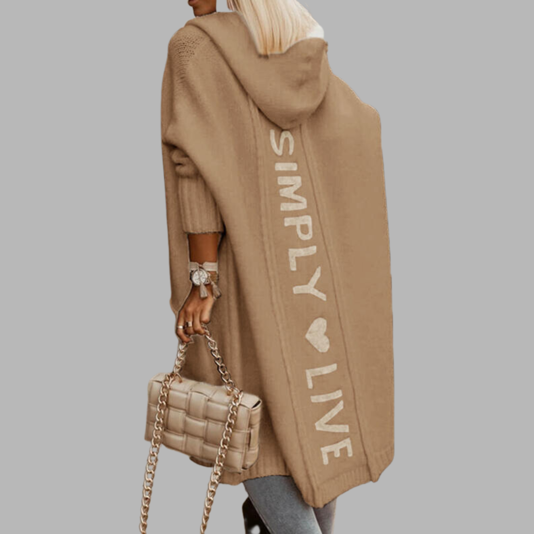 Savanna | Veste longue en tricot