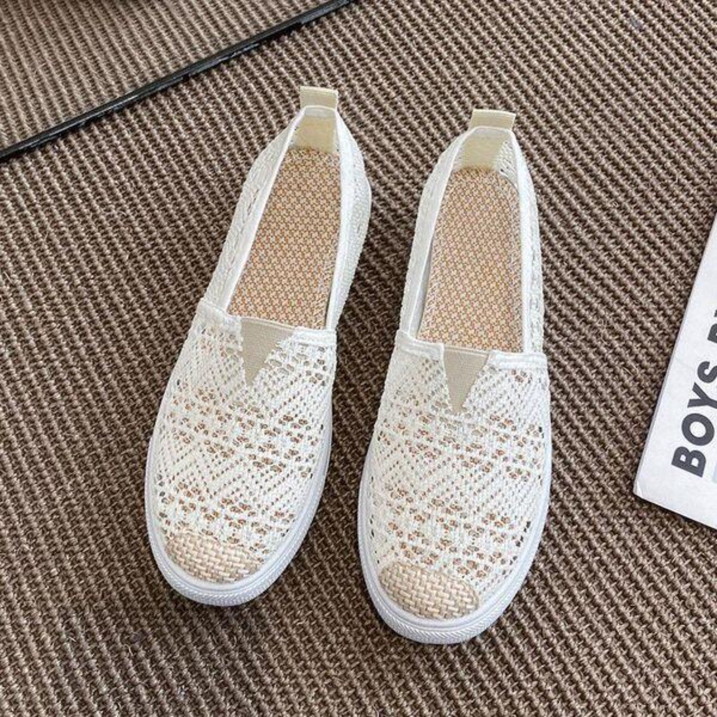 Roxy | Espadrilles en toile avec nez rond