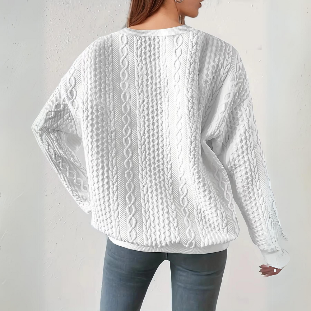 Rafaella - Sweat élégant à col rond