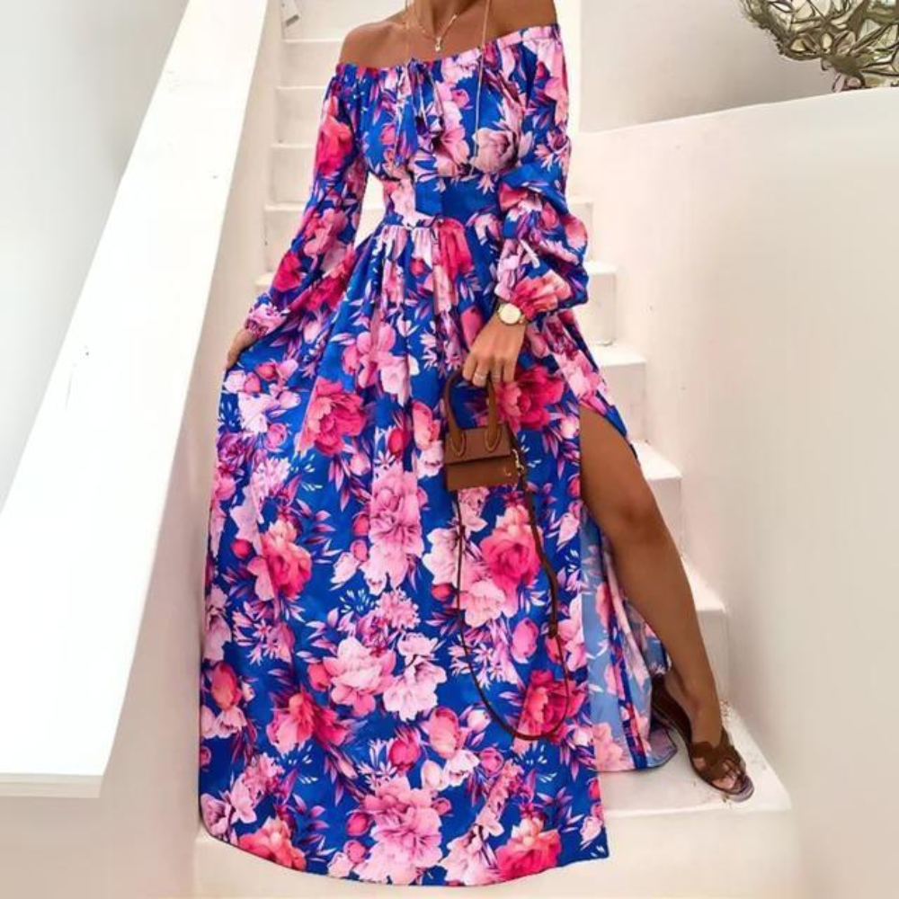 Rahel - Longue robe florale élégante