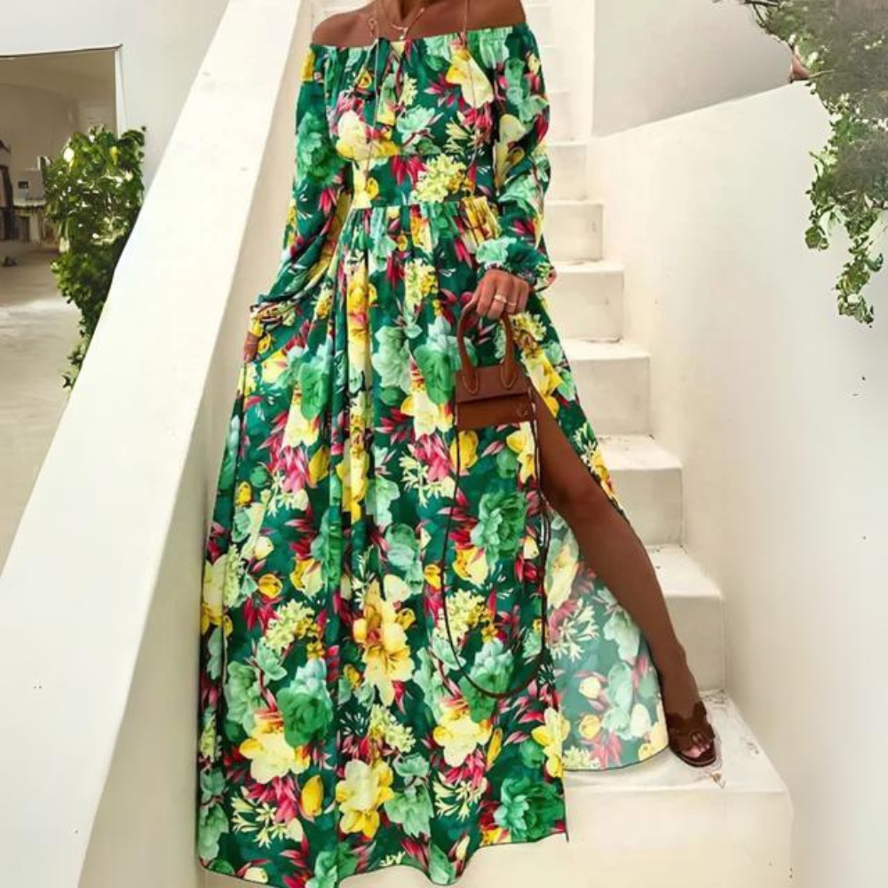 Rahel - Longue robe florale élégante