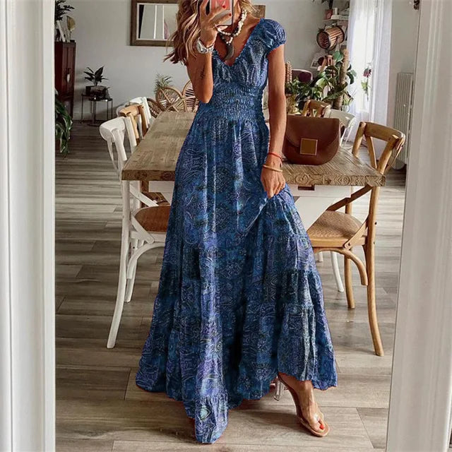 Rosmarie - Robe élégante à taille élastique