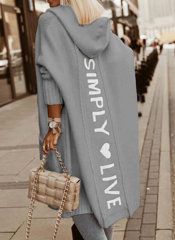 Cardigan à capuche tendance - un look sophistiqué pour la vie de tous les jours