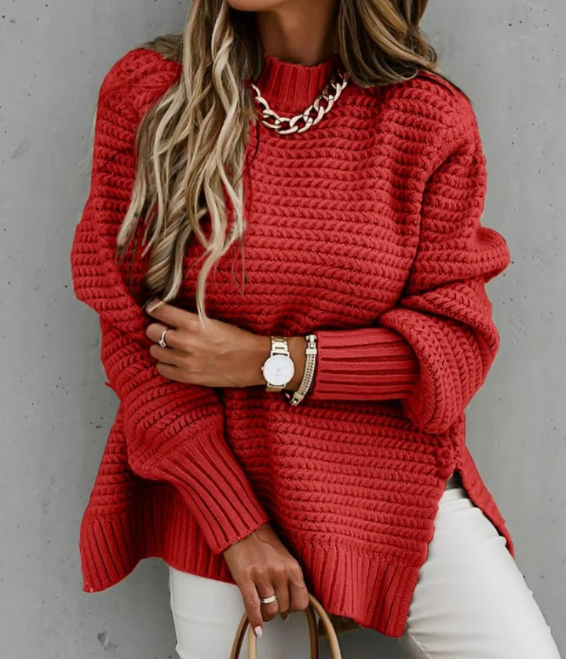 Eva - PULLOVER en tricot polyvalent