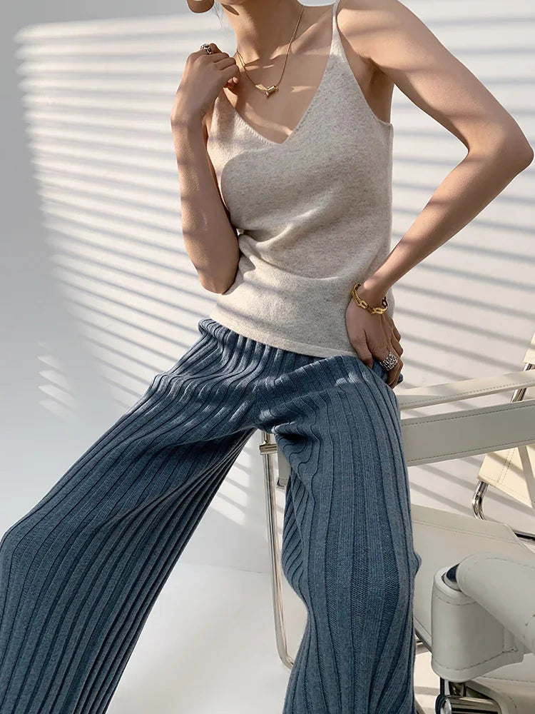 Amara | Ensemble de vêtements de détente en tricot | Confort de luxe | Douceur de la laine mélangée