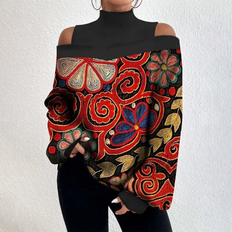 Sweat à col roulé Charmie pour femme