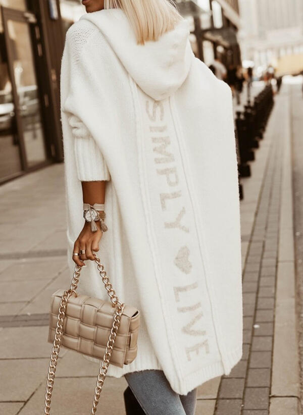 Cardigan à capuche tendance - un look sophistiqué pour la vie de tous les jours