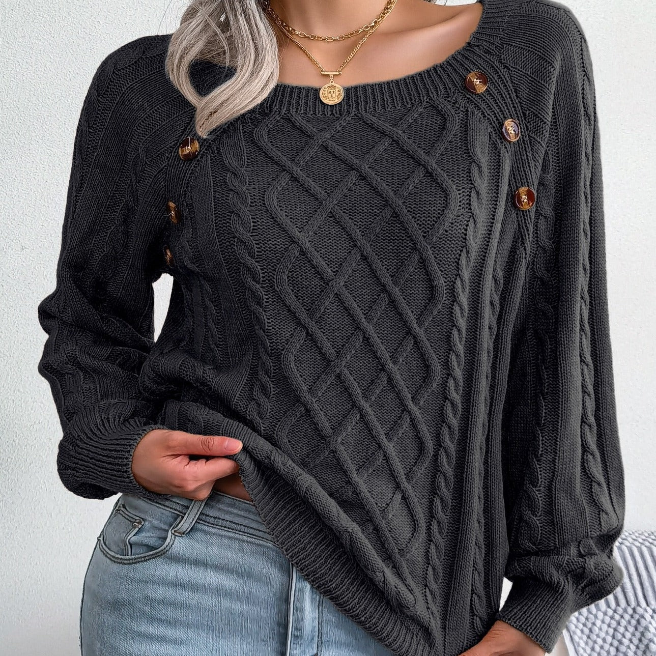 Pull en tricot élégant pour femmes - Adelinda