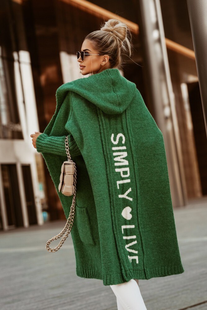 Cardigan à capuche tendance - un look sophistiqué pour la vie de tous les jours