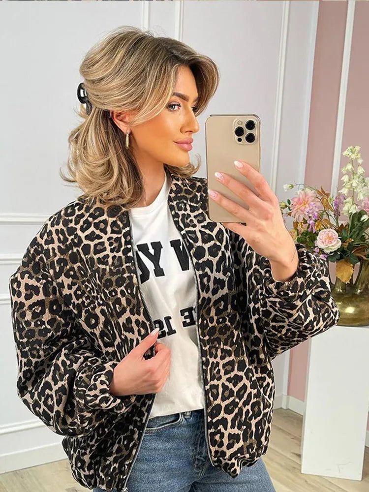 Lanie | Veste léopard