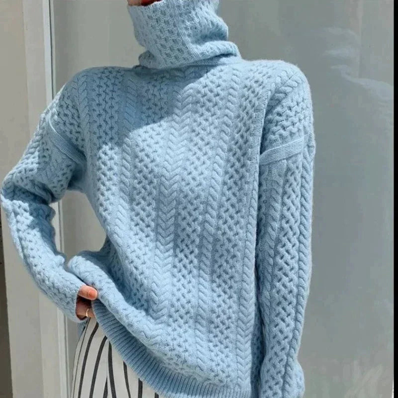 CINDY COUTURE PULL À COL ROULÉ