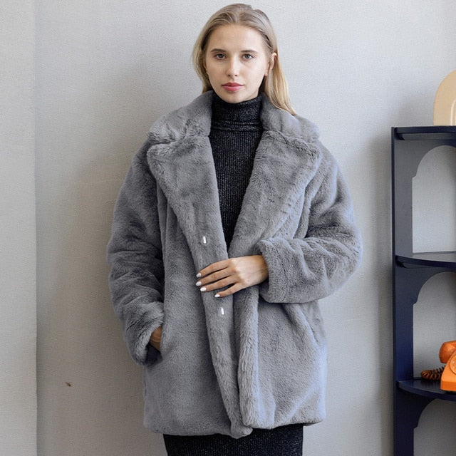 Emma Faux Fur Jacket | Parfait pour l'hiver prochain