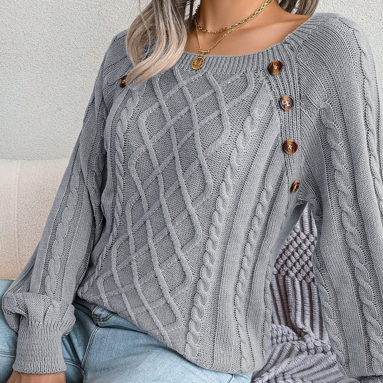 Pull en tricot élégant pour femmes - Adelinda