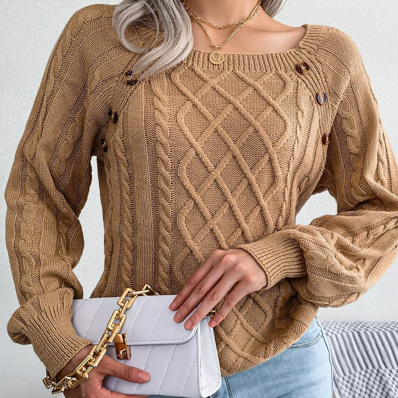 Pull en tricot élégant pour femmes - Adelinda