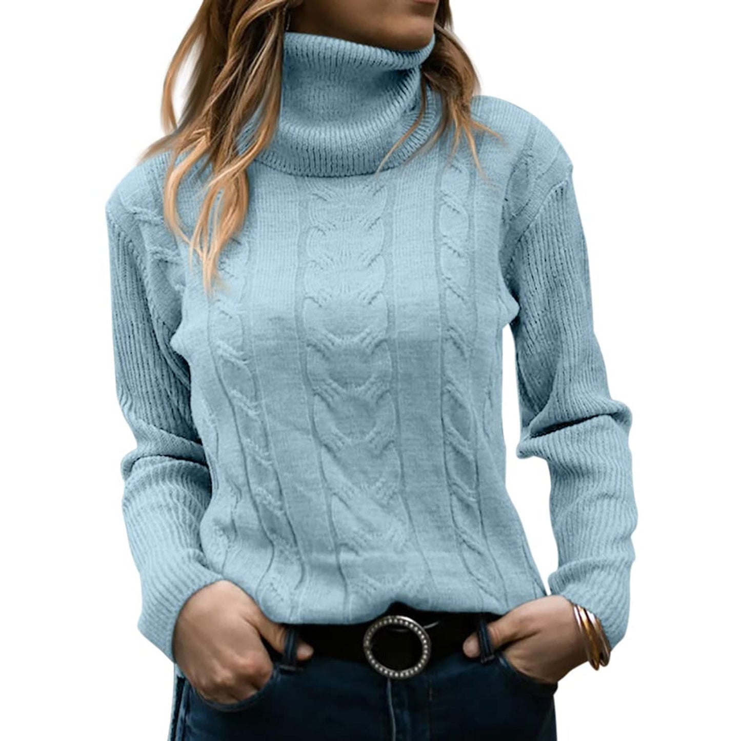 KATE™-PULL À COL ROULÉ (EN VISCOSE DE HAUTE QUALITÉ)