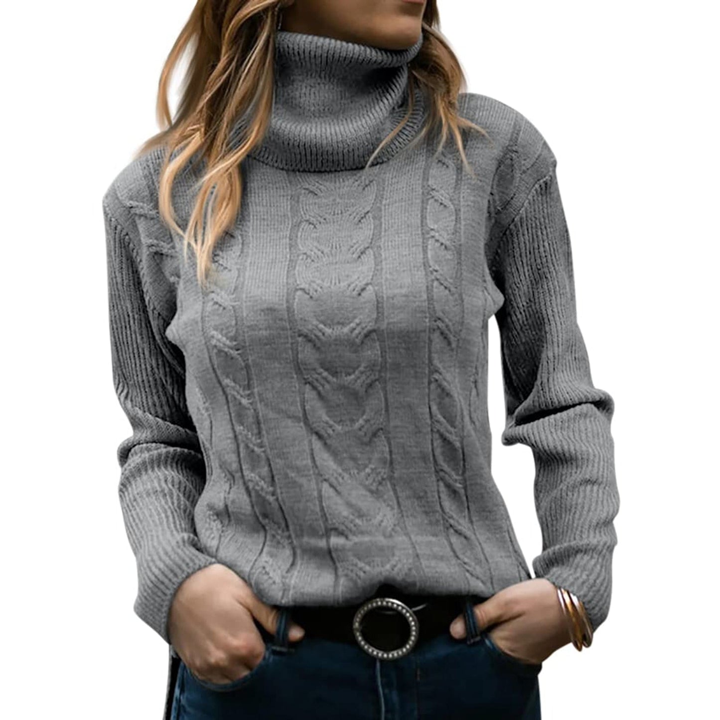 KATE™-PULL À COL ROULÉ (EN VISCOSE DE HAUTE QUALITÉ)