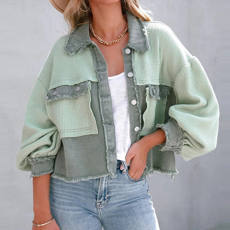 Veste Nomi | Une veste unique aux manches bouffantes