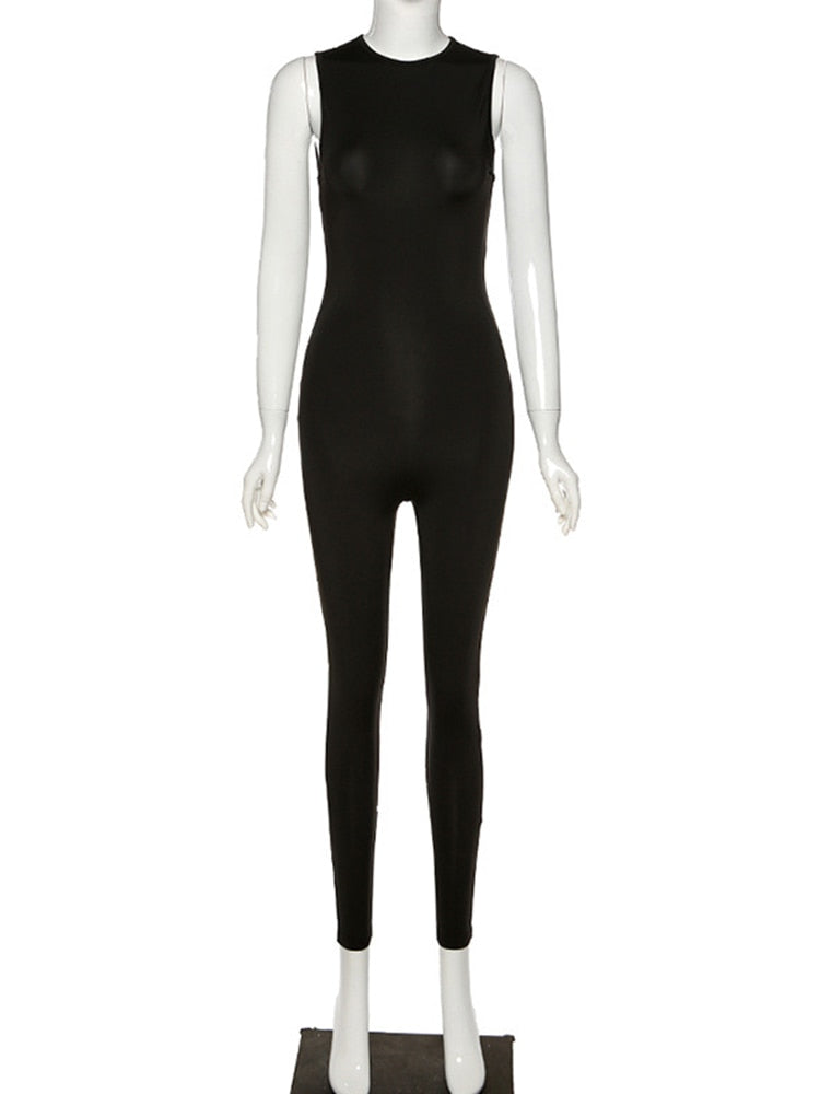 Combinaison à manches longues Sportswear | Skinny Workout Jumpsuit for Women