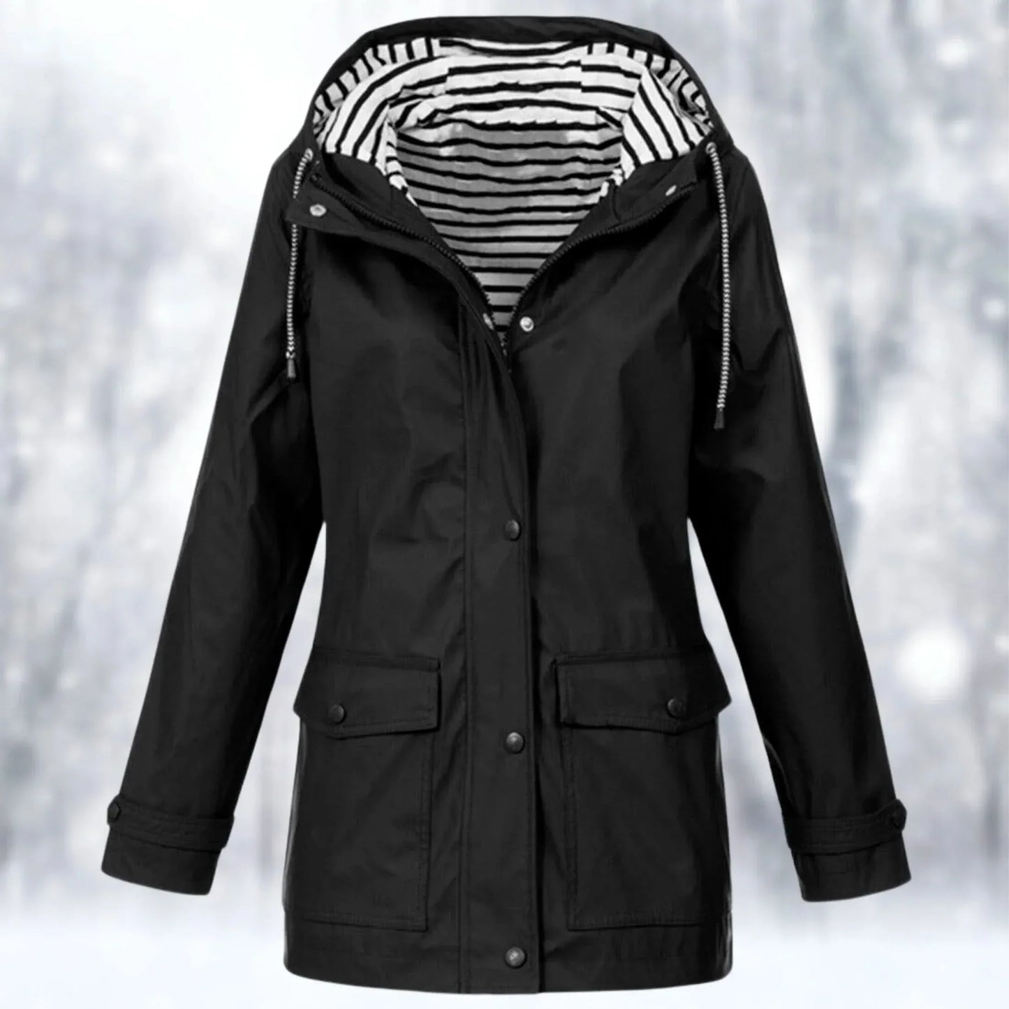 Veste robuste et résistante aux intempéries - coupe-vent, imperméable et confortable pour les femmes