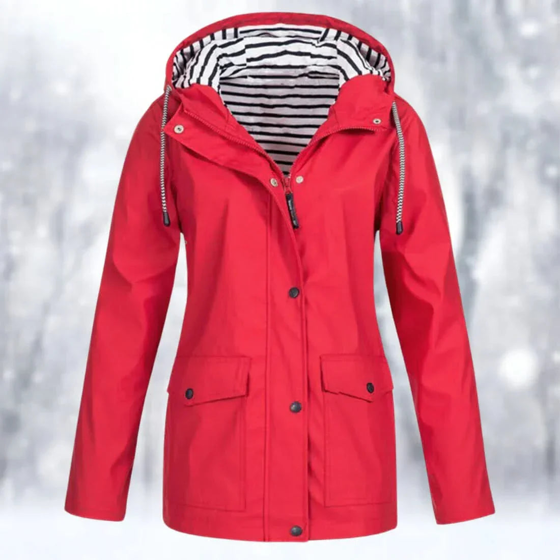 Veste robuste et résistante aux intempéries - coupe-vent, imperméable et confortable pour les femmes
