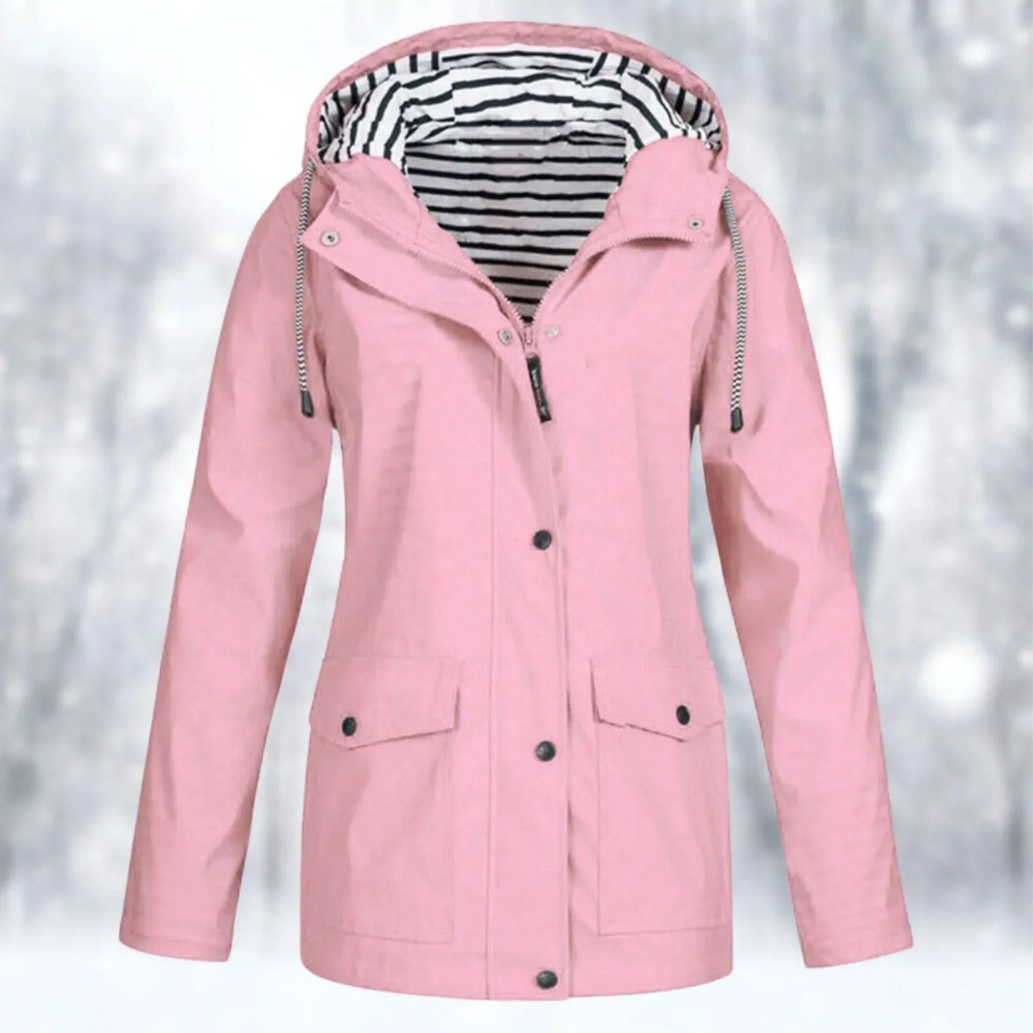 Veste robuste et résistante aux intempéries - coupe-vent, imperméable et confortable pour les femmes