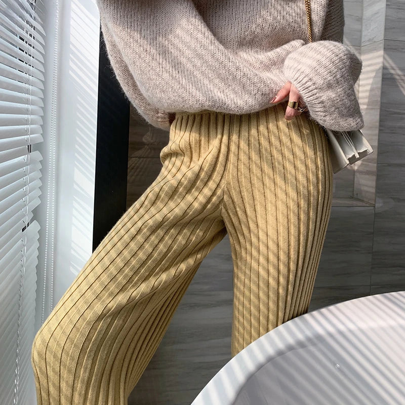 Amara | Ensemble de vêtements de détente en tricot | Confort de luxe | Douceur de la laine mélangée