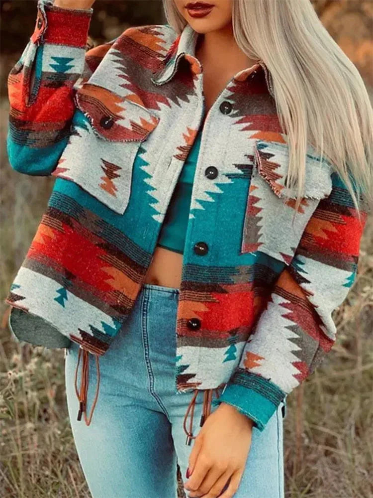 Kaiya Aztec Jacket | Moderne et à la mode