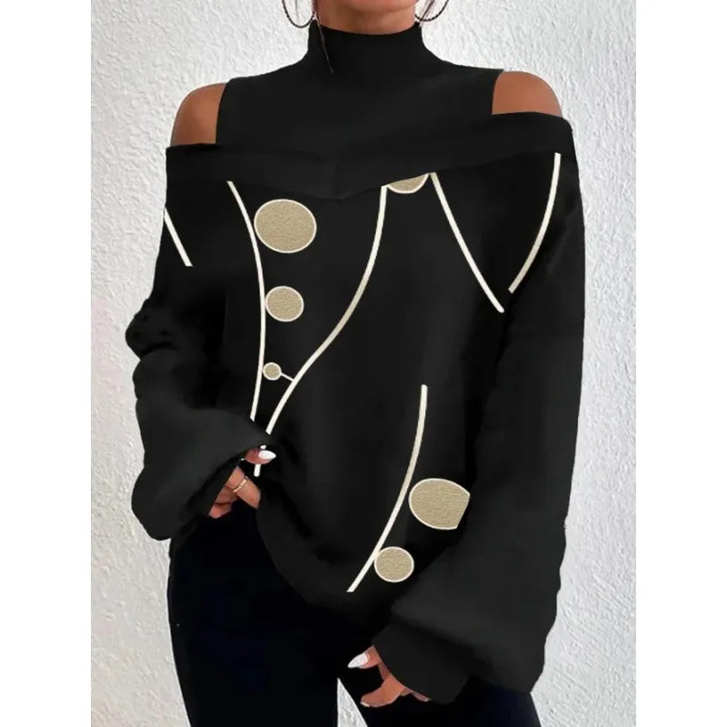 Sweat à col roulé Charmie pour femme