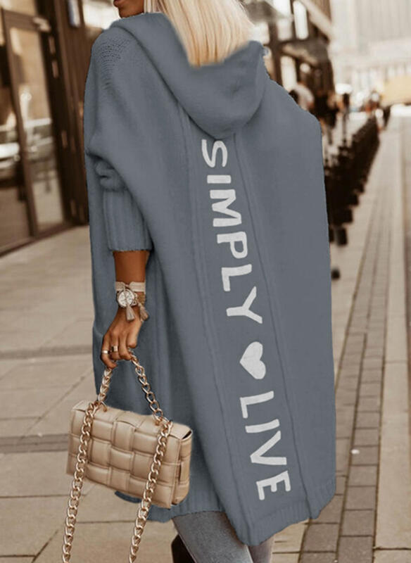 Cardigan à capuche tendance - un look sophistiqué pour la vie de tous les jours