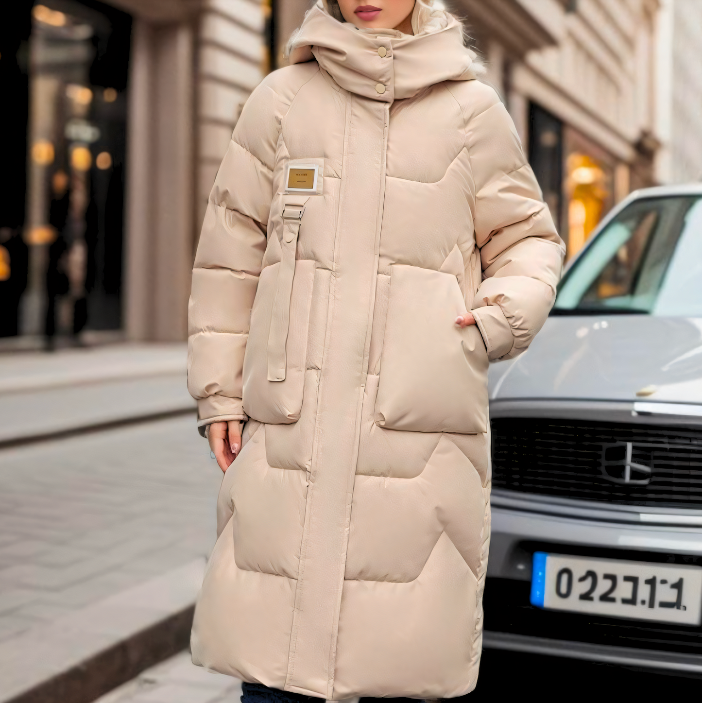 Majken - Veste longue bouffante - parka d'hiver