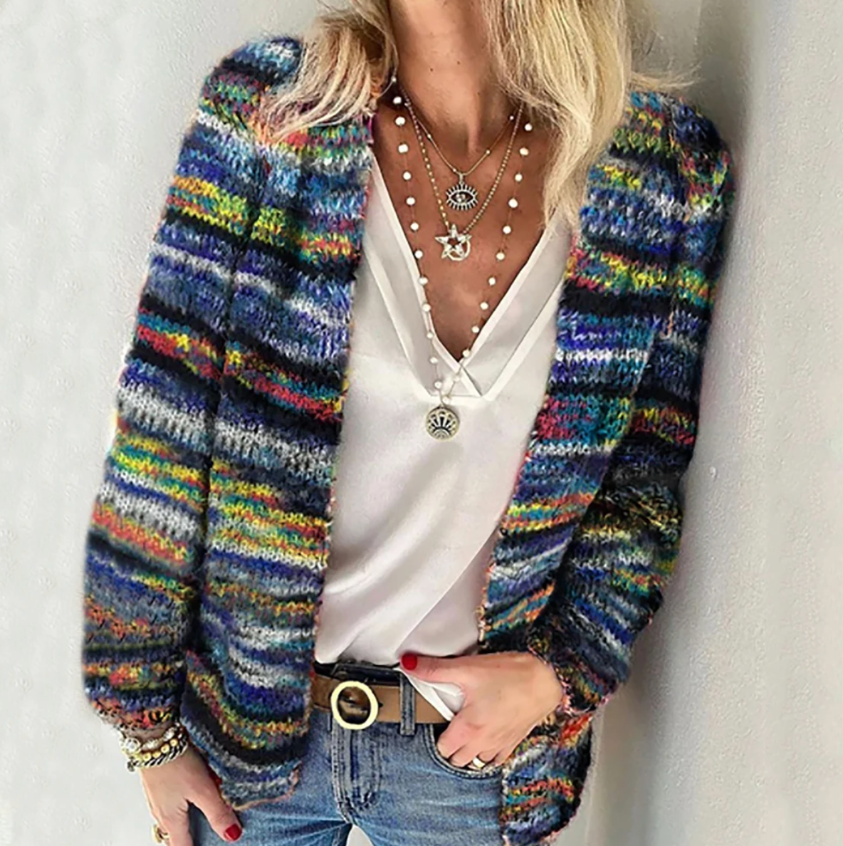 Kierra | Cardigan multicolore