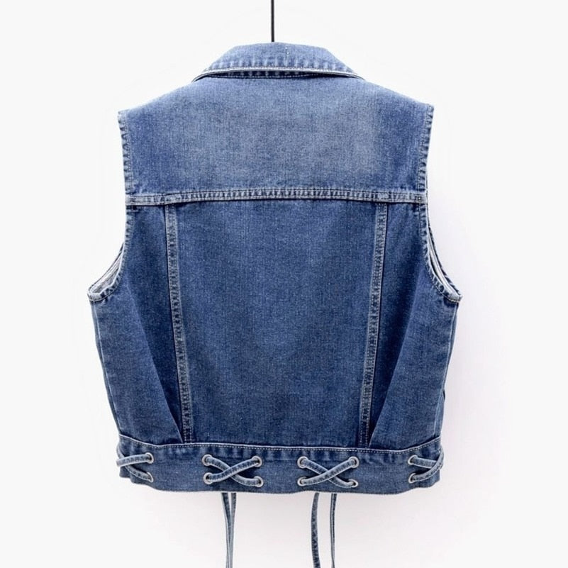 Caroline | Cardigan classique en denim