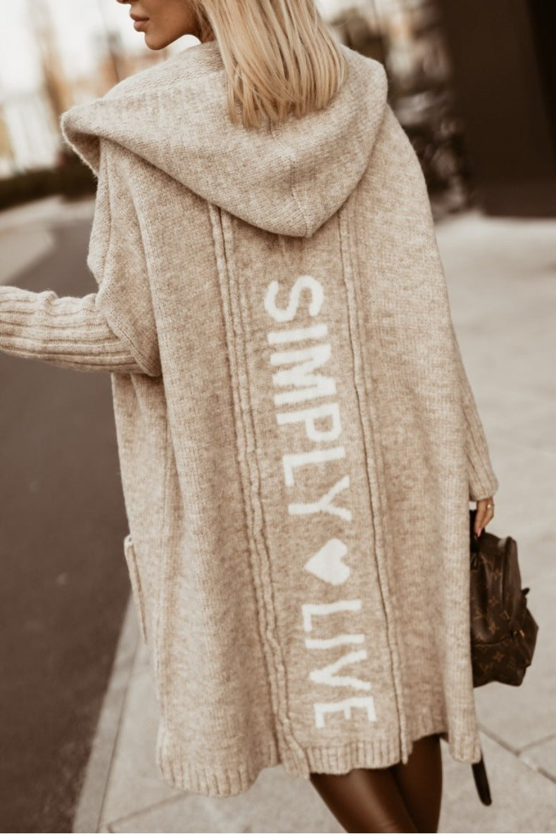 Cardigan à capuche tendance - un look sophistiqué pour la vie de tous les jours