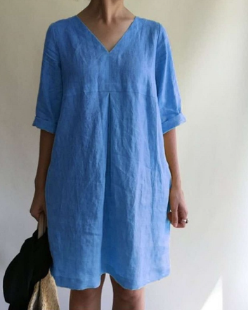 Shanique - Robe en coton Lino