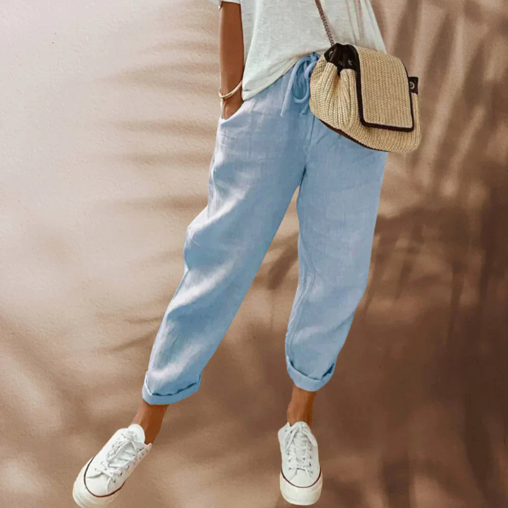 Lotte | Pantalon en lin décontracté et élégant