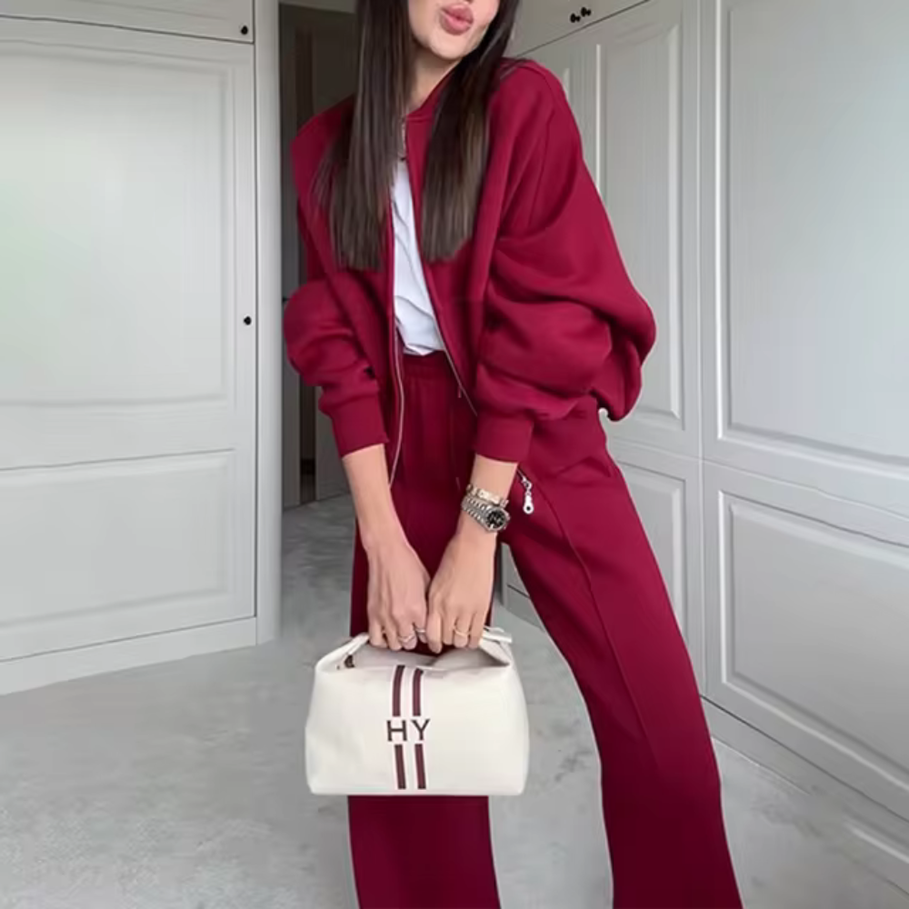 Tiana - Ensemble veste et pantalon décontractés
