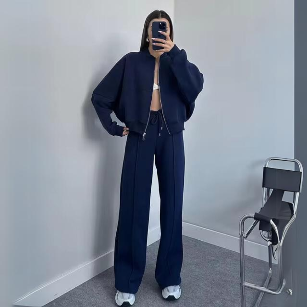 Tiana - Ensemble veste et pantalon décontractés