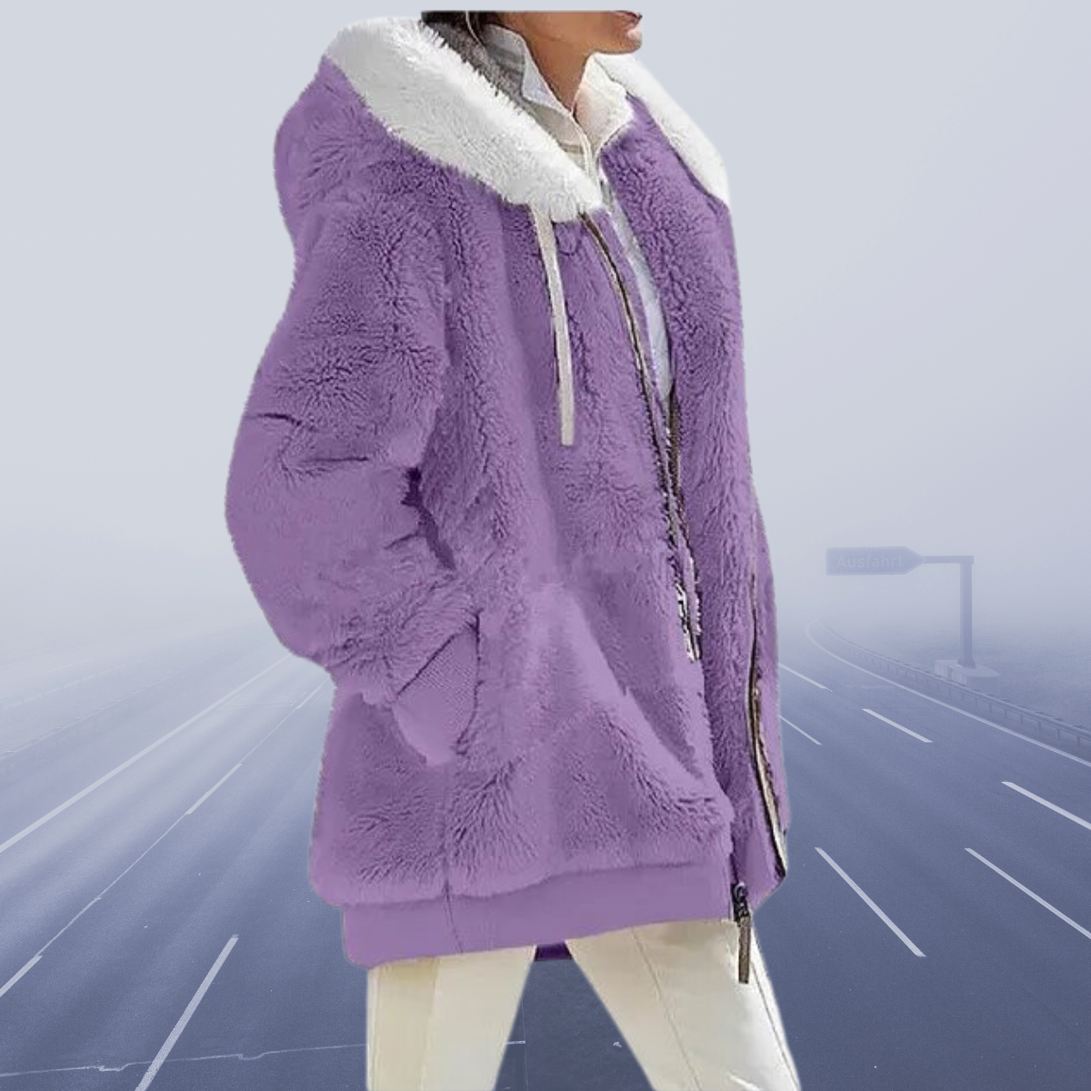 Liva - Veste douce et moulante pour l'hiver