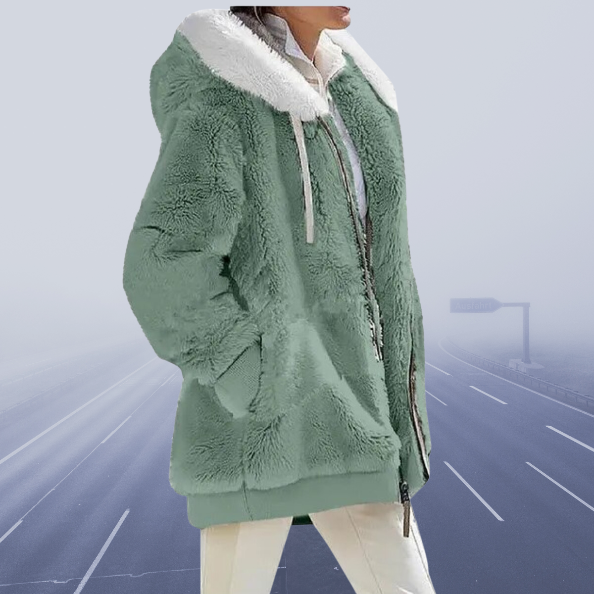 Liva - Veste douce et moulante pour l'hiver